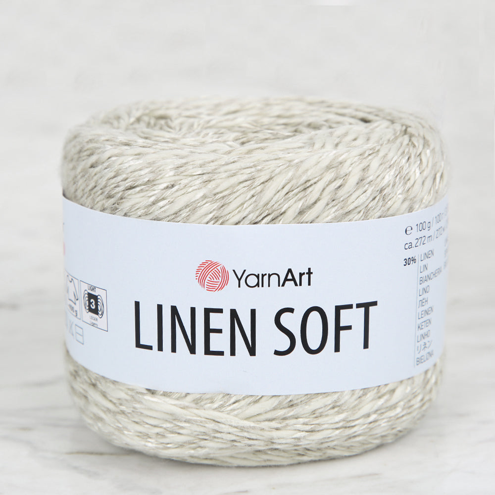 YarnArt Linen Soft Bej El Örgü İpi - 7303